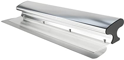 WABROTECH Spatola per Superfici con Manico Maneggevole 80 cm Spatola - Larga 0,8 kg - Spatola per Facciate in Alluminio per Stuccare Pareti e Soffitti - Utensili per Cartongesso in Acciaio Inox