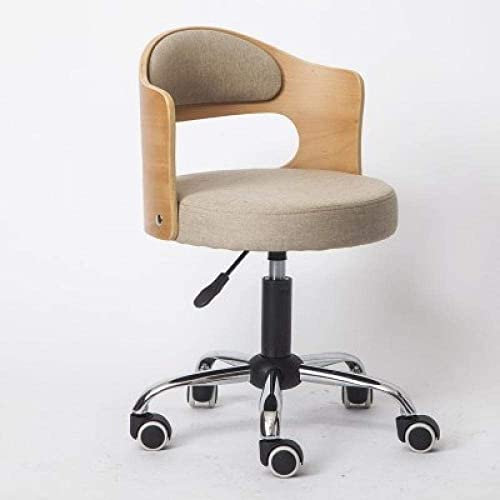 ArhaR Hocker auf Rädern, Sattelhocker auf Rädern, Hocker-Rückenlehne mit grauem Synthetiksitz, verstellbare Höhe 45–55 cm, unterstütztes Gewicht 160 kg (Stil Nr. 1)