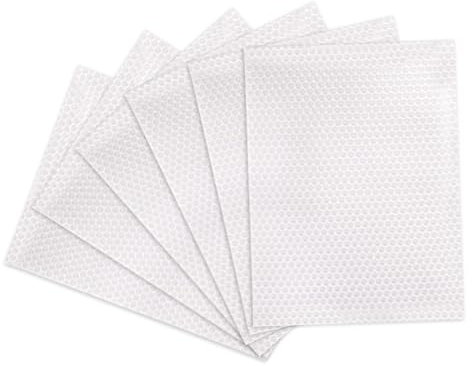 20 Stück Bienenwachs Kerzen, 20 x 15cm Bienenwachsplatten,Kerzens Wachs,Bienenwachsplatten für Kerzen, DIY Kerzens Machen, Reines Bienenwachs für Handgemachte (Weiß)
