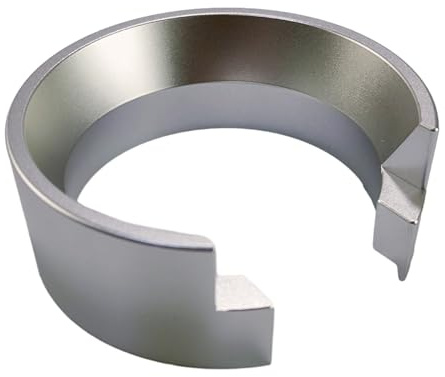 Entonnoir doseur efficace de 58 mm, complément parfait à votre configuration de café (argent)