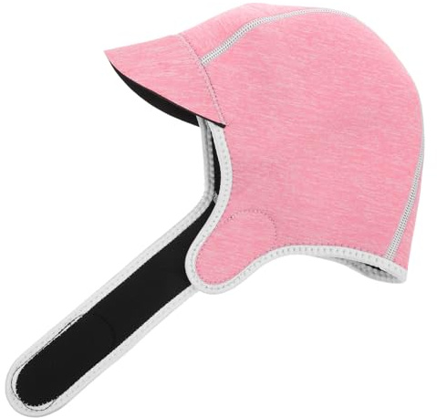 ORFOFE Capucha de Buceo Térmica de 2 MM para Hombre y Mujer Gorro de Neopreno Rosa Protección contra Frío Adecuado para Snorkel Surf y Deportes Acuáticos al Aire Libre