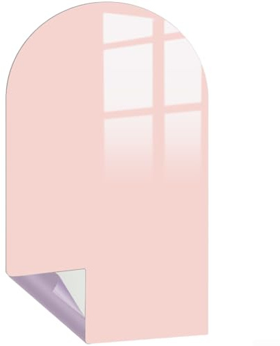 Magnettafel Kinder 100x40 Selbstklebende Magnetwand & Magnetfolie für Kinderzimmer mit Kreide und Tuch(Rosa)