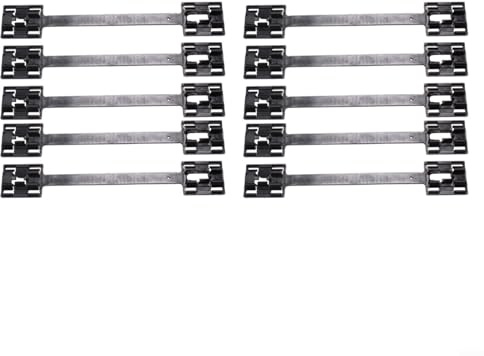 LatoYard 10 Stück Verkleidung Clips Seitenschweller Kunststoffverschluss Befestigung für Seitenschweller 164987, 9174457 für Opel für Astra G für Vectra B für Zafira A