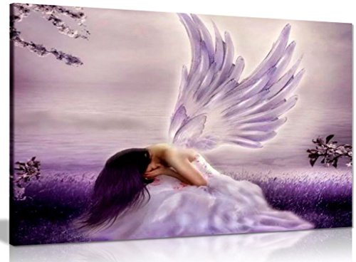 Kunstdruck auf Leinwand, Motiv Engel, 76,2 x 50,8 cm