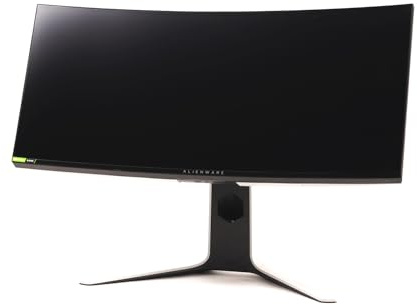 Alienware 120Hz UltraWide Gaming 34 Inch Curved Monitor with WQHD (3440 x 1440) Anti-Glare Display, 2ms Response Time, Nvidia G-Sync, Lunar Light - AW3420DW