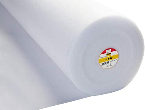 MARENT Vlieseline/Vilene Volym Fleece Fusible H640 90 cm - Vit - per meter