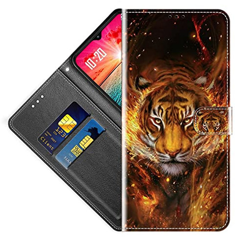 vingarshern Klapphüllen für Nokia G10 Handyhülle Flip Case Etui Lederhülle Tasche Handytasche Nokia G10 Lite Hülle Leder Klappbares Brieftasche Schutzhülle,YJS04P-11