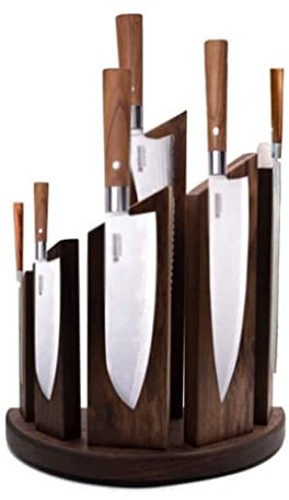 JGATW Portacuchillas Soporte Magnético for Cuchillos, Bloque De Cuchillos De Madera, Utensilios De Cocina, Soporte for Cuchillos De Almacenamiento Soporte para Cuchillos