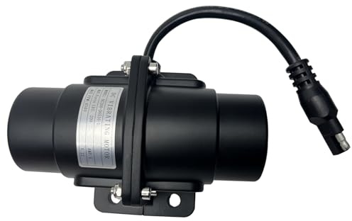 XINJIAHONG 200LB Vibrator Motor for Salt Spreader Concrete and Sand Mixer Vibration Motor 4500rpm 60W DC12V