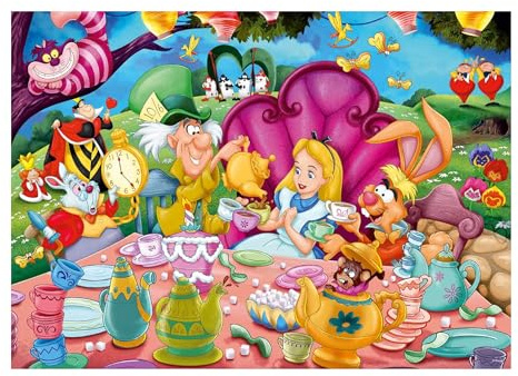 Ravensburger Puzzle Disney Alice im Wunderland - 1000 Teile Puzzle | 1000 Teile, Disney Puzzle, Erwachsenenpuzzle, Geschenk für Frauen und Männer