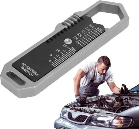 Generisch Pocket Tools Multitool Wrench Adjustable Wrench Multi-Tool Portable Pocket Wrench Adjustable Spanner Space-Saving for