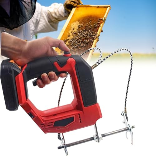 ELIKBH Elektrische Bienenentfernungsmaschine, 150 W, Bienenrahmen-Greiferheber, tragbarer Bienenentferner, 2000 mAH, tragbarer Bienenentferner mit bürstenlosem Motor