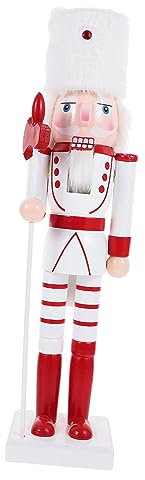 Garneck Casse-Noisette Décoratif de Noël Bois Marionnette Classique pour Bureau Décoration Intérieure pour Maison