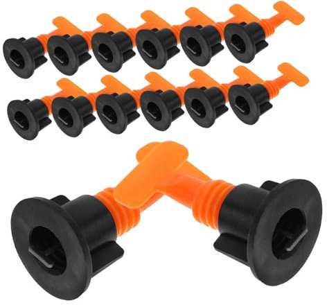 jojofuny 50sets Type Leveling Device Tile Spacer for Building Walls Floors Portable Tile Levelers Installation Kits Reusable Design