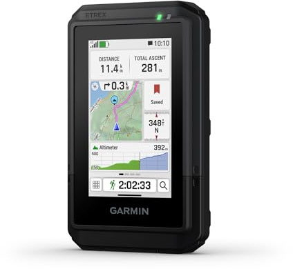 Garmin eTrex Touch, GPS-Handgerät | Vorinstallierte TopoActive Karten, 3 Touchdisplay, Multi-GNSS, Bis zu 130 Std. Akkulaufzeit, Geocaching Live