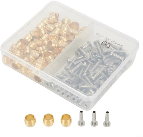 Besttoolifes Lot de 60 tuyaux de frein à disque hydraulique Olive et kit d'insertion de raccordement compatibles avec Bh90 Bh59 Plus raccords de ligne de frein pour montagne pour route (pour BH90)
