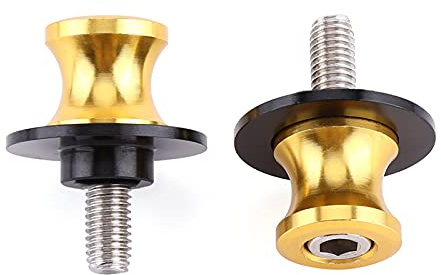 Motorcycle CNC Rear Stand Swing Arm Spool Sliders 2PCS Easy Install (8mm