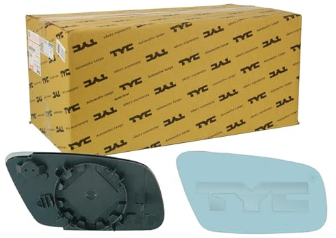 TYC 302-0120-1 Spiegelglas Glas Aussenspiegel asphärisch getönt links Kompatibel mit AUDI A3 Schrägheck 8L1 A4 Limousine 8D2, B5 A4 Avant 8D5, B5 A6 Avant 4B5, C5 A6 Limousine 4B2, C5