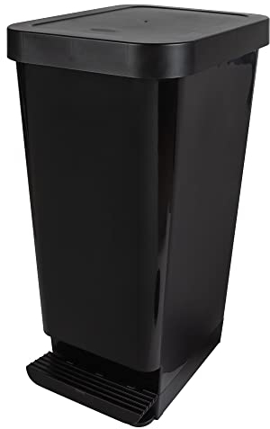 Total Bins UK Limited Voga 45L Large Capacity Kitchen Pedal Bin – Sleek Design With Function & Style Combined, Ideal For The Kitchen, Office or Bathroom