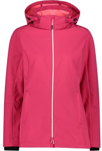 CMP - Damenjacke mit Kapuze und Reißverschluss, Fuchsie, XXXL
