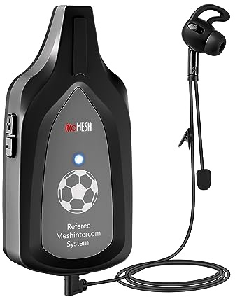 EJEAS F6 Mesh Intercom for Referee 6 People Communication System Waterproof Headset with Noise Cancellation & Strong Penetration