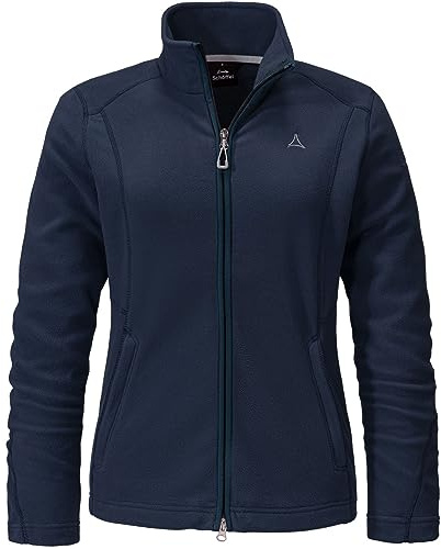 Schöffel Damen Fleece Jacket Leona3, navy blazer, 48