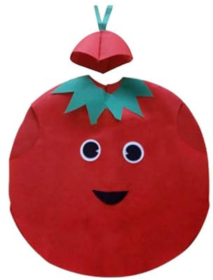 Amagogo Costume Carnevale Cibo Pomodoro, Abbigliamento Cosplay per Adulti, Slip Leggero per Feste a Tema, Spettacoli Teatrali, Feste in Maschera