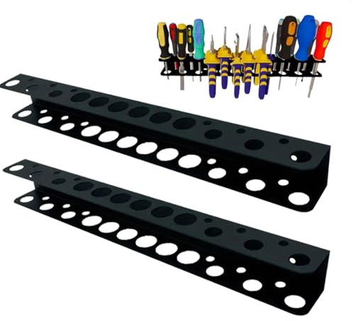 Generisch Zangenhalter Wandhalterung, 2 Stück Schraubendreher-Organizer, Werkzeug Wandhalterung, Metall Werkstatt Organizer, Maulschlüssel Halter, Wandmontierter Schraubenschlüsselhalter