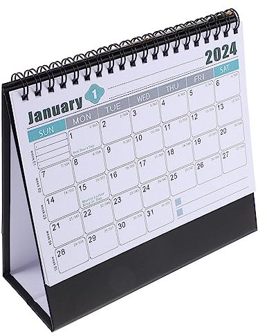 SHINEOFI Tischkalender Monatskalender Für Schreibtisch Stehkalender Zum Notizen Schreiben Kalender Für Büro Und Zuhause Praktisches Organisationshilfsmittel