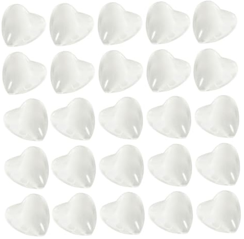 LALADEFIEE 100pcs Clear Glass Nail Color Charts for Nail Polish Display Creative Art Color Display Stand Suitable for Gel Powder Portable and Easy to Carry