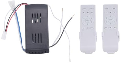 Comphic Kit de Télécommande de Ventilateur de Plafond 30W Fonction de Synchronisation 6 Vites