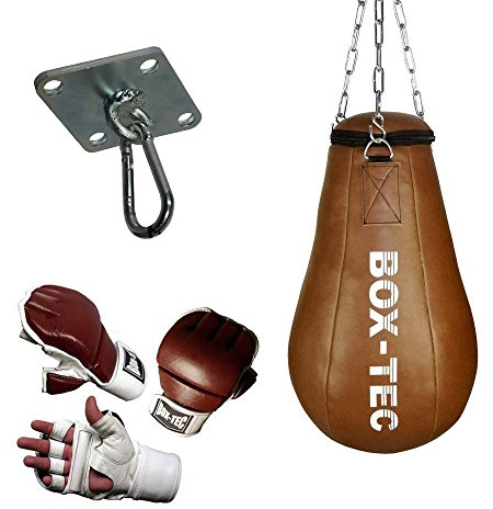 BOX-TEC Maisbirne-/ Boxbirne-/ Schlagbirne-/ Uppercut-/ Punchingball-Set Retro Cuba (Gr. M)