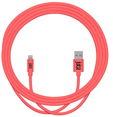 Juice XL Apple Lightning Charge and Sync Cable, Coral