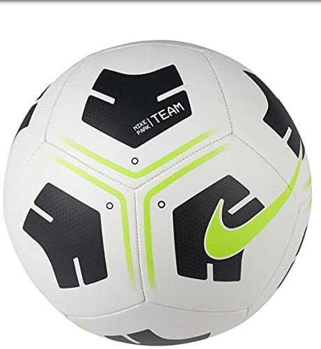 Nike Unisex's NK Park - Team Recreational Soccer Ball, White/Black/(Volt), 3