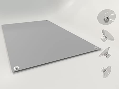 Home-Vision® Dachfensterrollo Verdunkelungsrollo Velux-kompatibel ohne Bohren mit Saugnäpfen Lichtundurchlässig Thermorollo Thermo-Rollo für Dachfensterr (Grau, C04-37cm x 73cm)