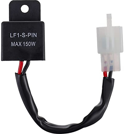 EPLZON 2 Pin 12V 150W Motorrad LED Blinker Relais Blitzrelais Blinkgergeber Blitzratensteuerung Relais