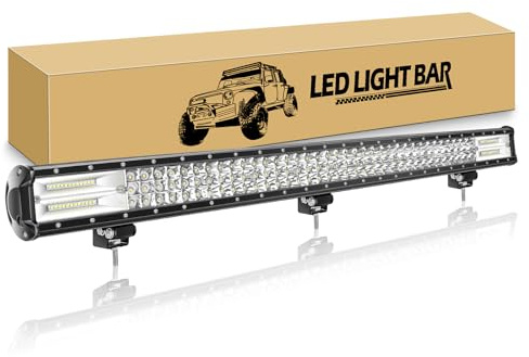 RIGIDON Barra Led 100 cm 39 540W Barra de Luz de Trabajo Led 12V 24V | 6000K Blanco, IP67 Impermeable, Largo Alcance Barras Luminosas Leds para 4x4 Coche Off Road Camión SUV ATV Todoterreno Barco