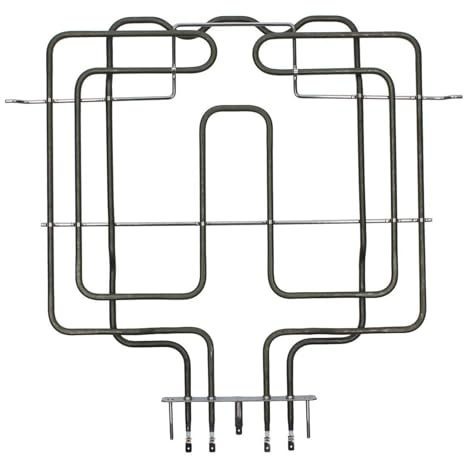 LUTH Premium Profi Parts Elemento calefactor compatible con Bauknecht 481925928838 Parrilla de calor superior Irca 7087r206 para horno