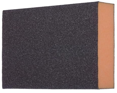 YoiYee Light Medium Grade Hand Sanding Block (150 grit), Wet and Dry Sponges Sandpaper, Flexible Sand Cube, Polishing Abrasive Foam Pads for Wood/Metal/Plaster Wall/Car/modelling, 2 Pack