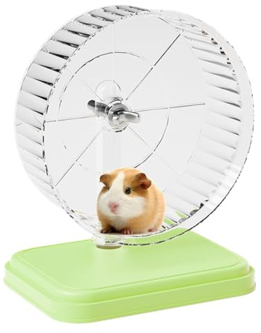 Hamsterhjul leksak – träningsleksaker för små djur, dubbelbärande husdjursträning | multifunktionella hamsterhjul, robust hamster löparhjul, tysta små djur träningshjul för hamster