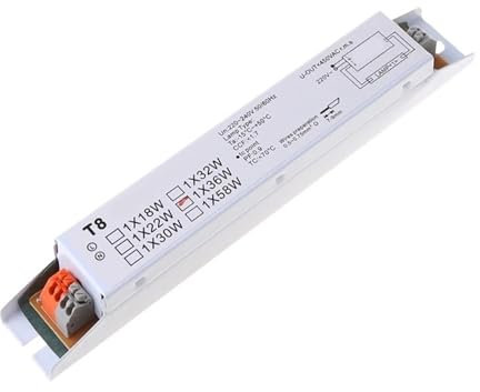 Reattore elettronico per lampade fluorescenti， T8 36W Ballast elettronico ad alta efficienza con avvio istantaneo for 1 lampada fluorescente, uso 85WC