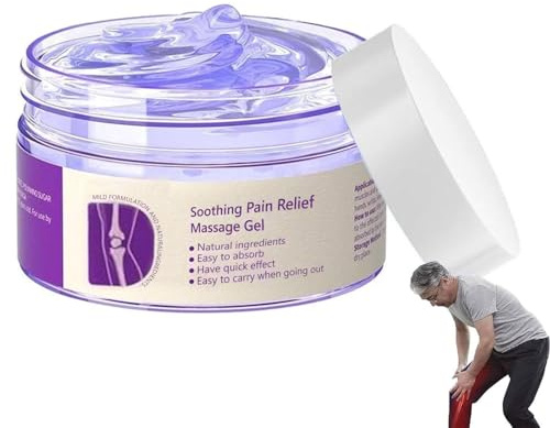 Krea-in Joint Relief Purple Gel - Joint Care Gel - Soothing Massage Cream - Massage Muscle,Suitable for Joint Pain Throughout The Body, Soothes Knees, Lumbar, Neck, Hands, and Feet