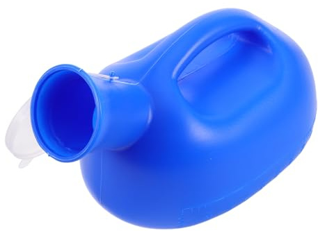 OUNONA Portable Male Urinal Bottle 2000ml with Lid Thickened Large Capacity Spill-Proof Travel Urine Container for Elderly Outdoor Daily Use