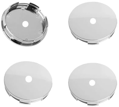 XENQITO 4 Pcs Tapas Llantasl,Cubierta Centro de Rueda de Plástico ABS para Llantas de Automóvil,Rueda de Centro Tapacubos para Coche,Centro Centrales Tapacubos para Llantas Coche (OD 60 mm ID 56 mm)