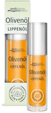Olivenöl Lippenöl I Lippenpflege mit zartem Glanz I Für trockene, spröde Lippen I Schützt vor dem Austrocknen I ohne Kleben I pflegt die Lippen geschmeidig-zart