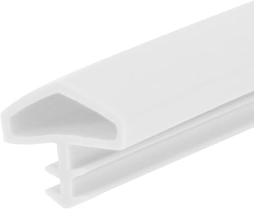 Türdichtung 12mm 20m/30m TPE Türdichtung Gummi - Türdichtung Weiß Gummidichtung für Haustür & Fenster, Zugluftstopper mit Wärme- & Schalldämmung (30m)