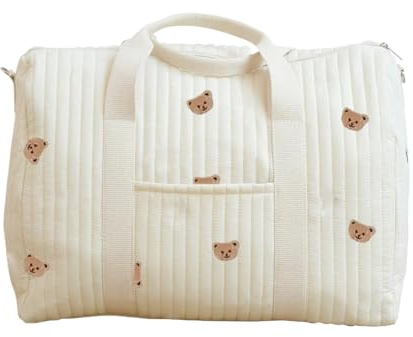 Générique Sac à Langer Fourre-Tout - Grande Capacité, Sac De Week-End | Bagage De Sport, IDéal Pour La Maternité, Les Voyages, Le Bureau, L'école, Le Parc Et Shopping