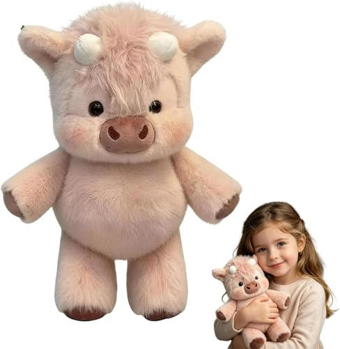 AQDJWHM Peluche Che Corre, 45CM Pupazzo Che Corre Mucca, Peluche Miglior Regalo per Bambini e Coppie (B)