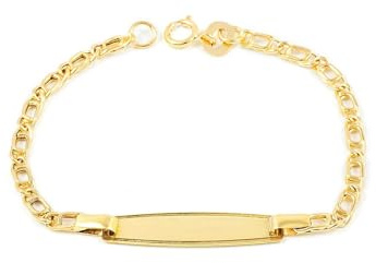 18 karat gult guld barnarmband - presentförpackning - garanticertifikat - Mondepetit