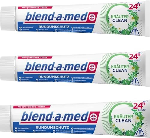 3 x BLEND A MED 3D WHITE LUX PERFEKT 75 ml tandemaljvänlig tandkräm